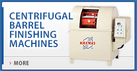 CENTRIFUGAL BARREL FINISHING MACHINES